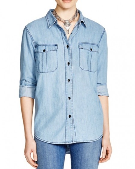 Celebrity Style Steal: Alexa Chung In Denim - fountainof30.com