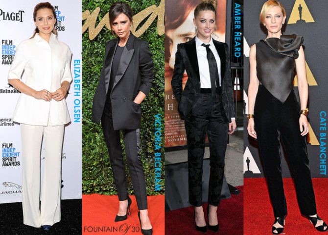 Celebrity Style: Menswear-Inspired Outfits - fountainof30.com