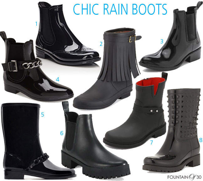 Chic Rain Boots for Fall 2015: Burberry, Valentino, ZARA, Rag & Boneand more Designer-Rain-Boots-Fall-2015