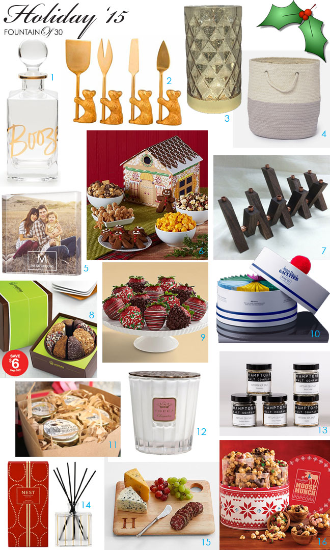 Hostess Gifts Holiday Shopping Guide 2105