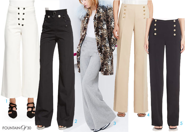 Wearable Trends: High Waist Sailor Pants For The Holidays