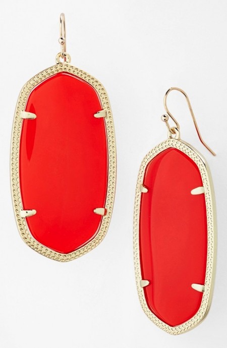 Kendra Scott Large Oval Statement Earrings