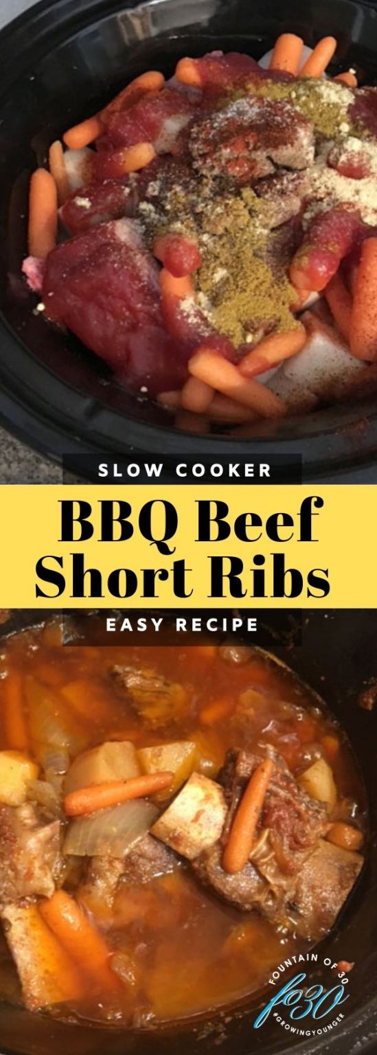 Sweet and Savory Slow Cooker Barbecue Beef Short Ribs