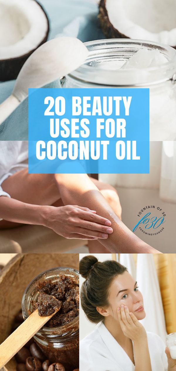 beauty uses for coconut oil fountainof30