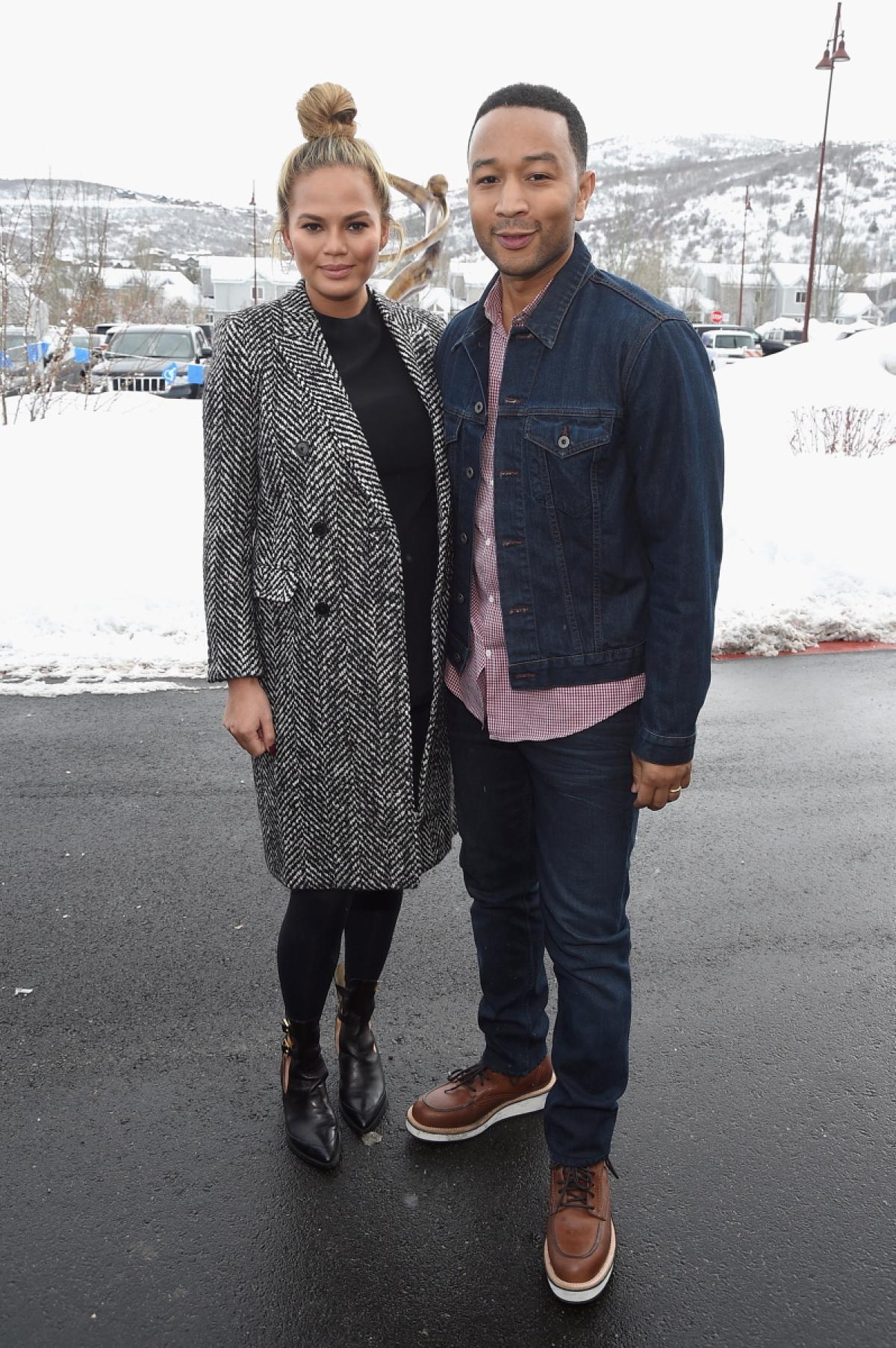 Chrissy Teigen and John Legend at Sundance Film Festival 2016