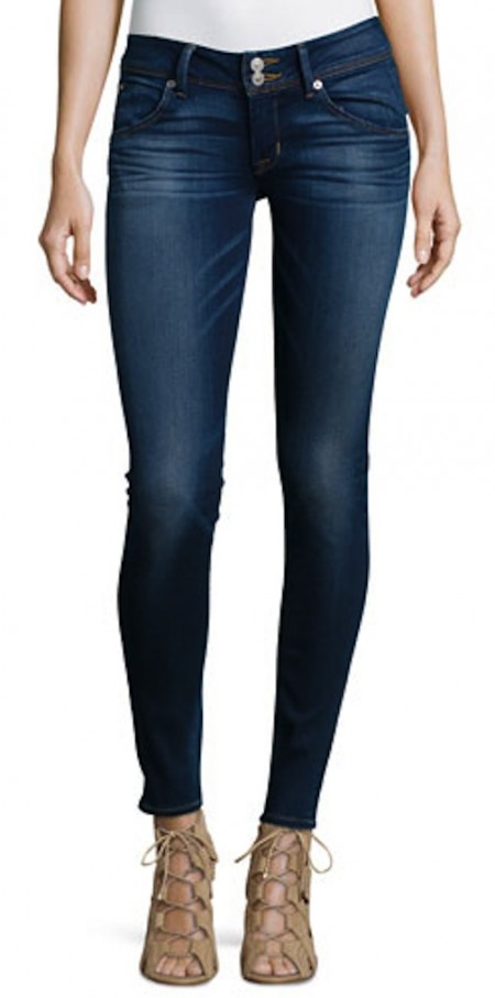 Stretch Skinny Jeans Hudson Blue Gold