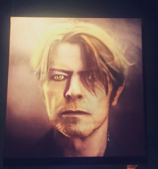 David Bowie art at WORTH Exhibit