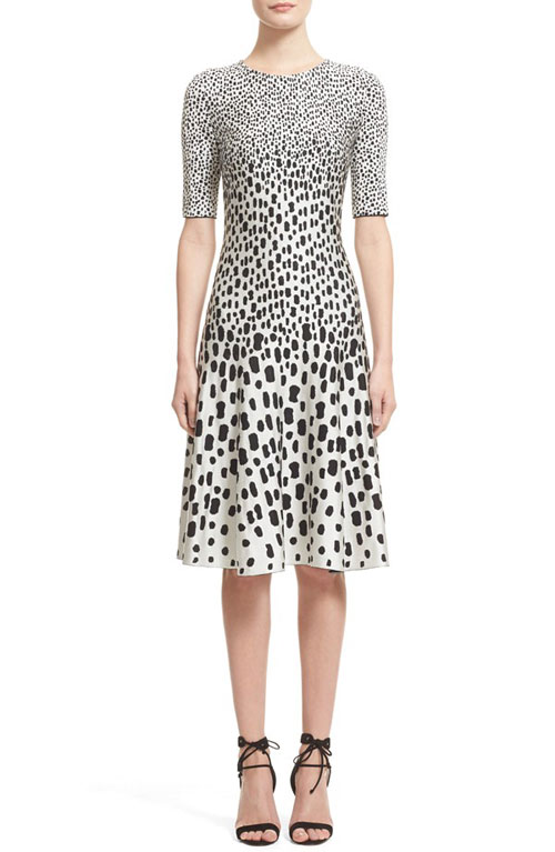 St-John-polka Dot Dress