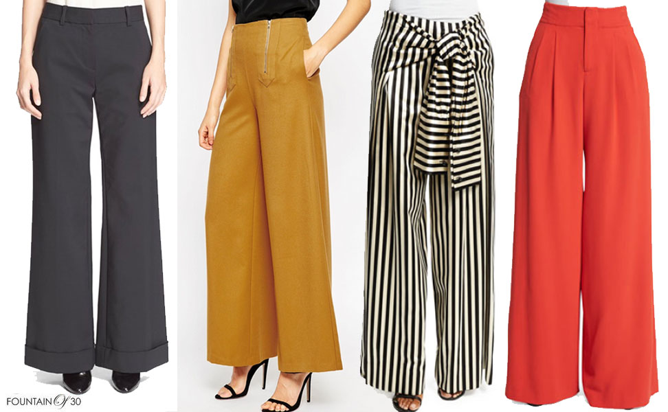 Trend To Try: Wide Leg Pants - fountainof30.com