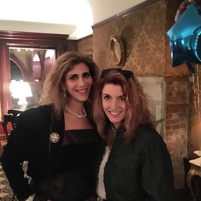 Lauren and Joan at 80s party