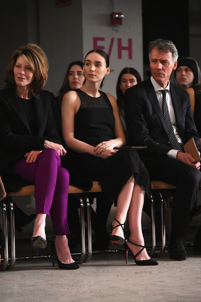 Rooney Mara Black dress at Hugo Boss