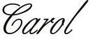 carol signature
