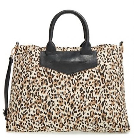 Leopard Print Sole Society Printed Canvas Tote leopard-print-canvas-tote-bag-black-trim