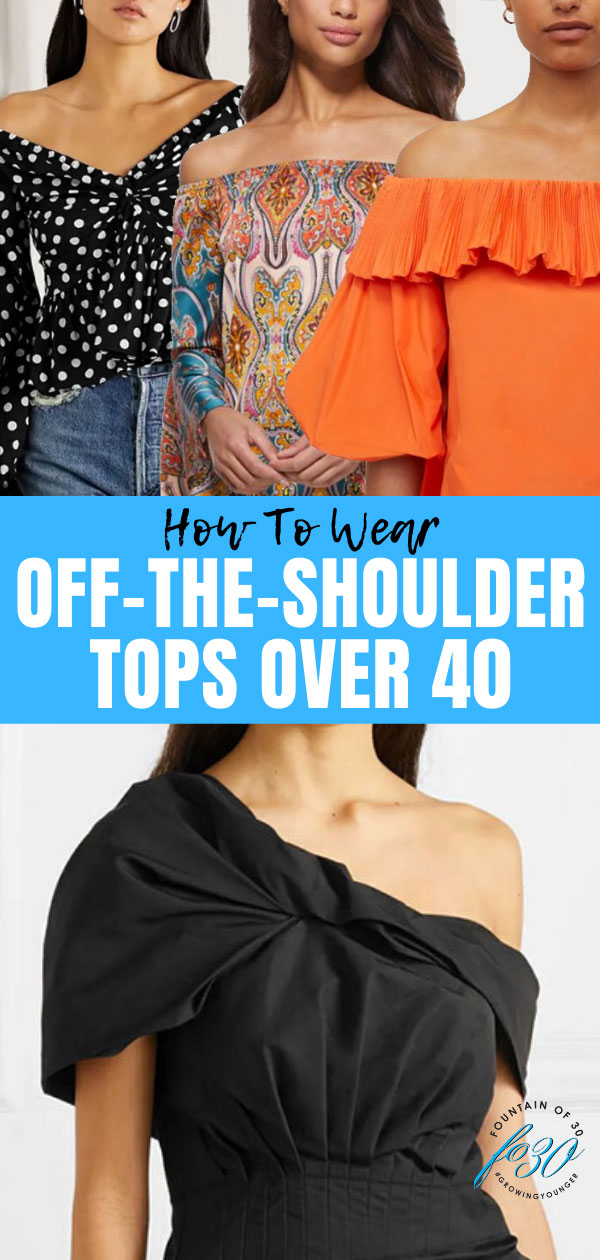off the shoulder tops over 40 fountainof30
