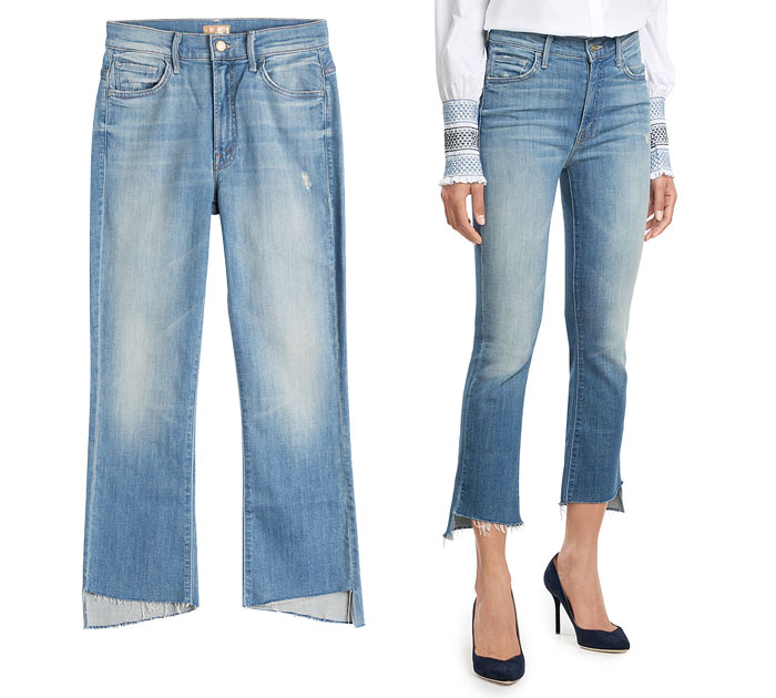 staggered-ankle-crop-flare-jeans