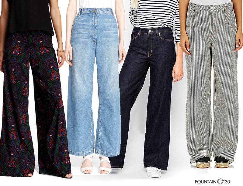 Wear Now & Later: REALLY Wide Leg Pants - fountainof30.com