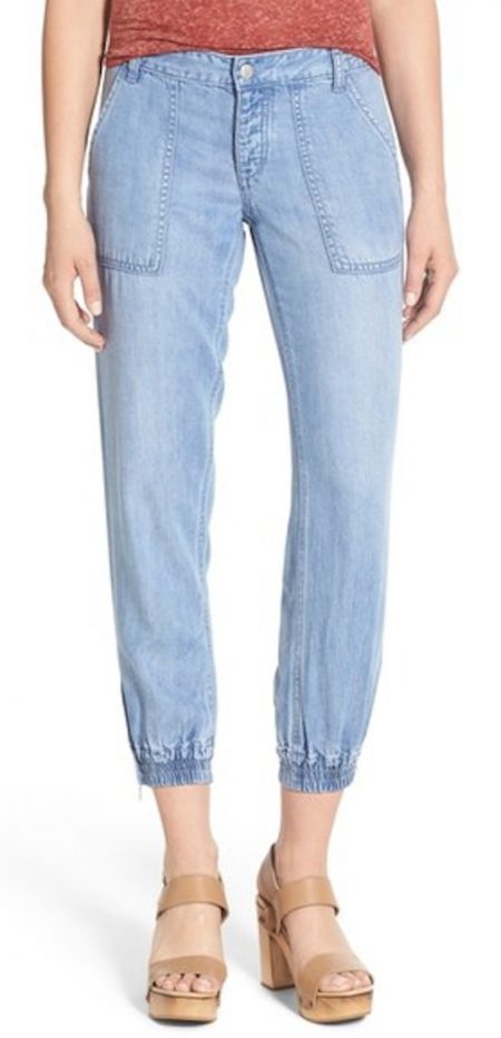 Joe’s - ‘Flight’ Zip Cuff Ankle Denim Jogger Pants (Presley) - $189