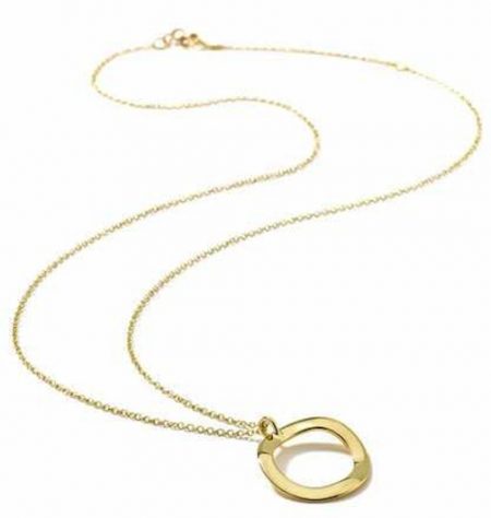 Ippolita - Mini Wavy Circle Pendant Necklace - $595