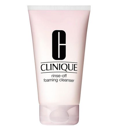 Clinique Rinse-Off Foaming Cleanser pink tube fountainof30