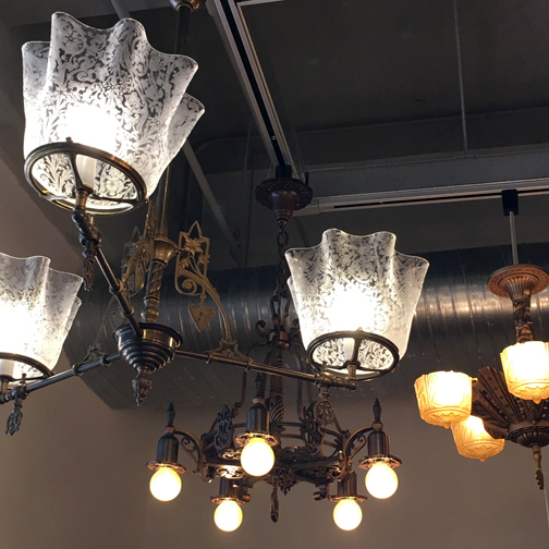 Restored Lighting At Rejuvenation Lincoln Park vintage-lighting