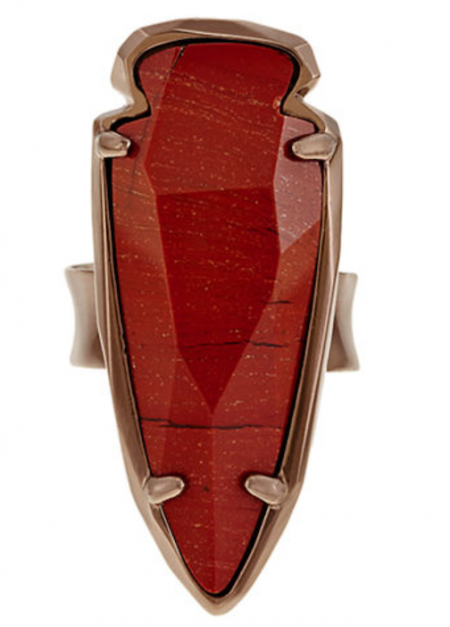 orange-stone-arrowhead-ring