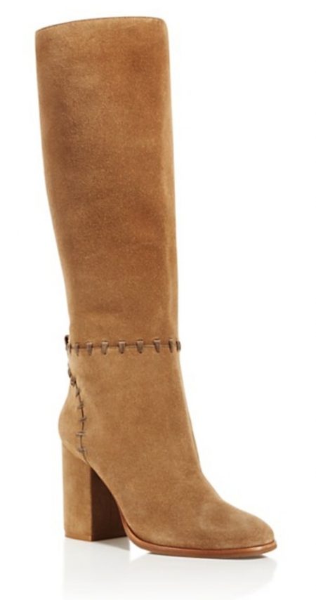 Tory Burch Knee High Boots Contraire Stitched Block Heel tan-suede-block-heel-boots