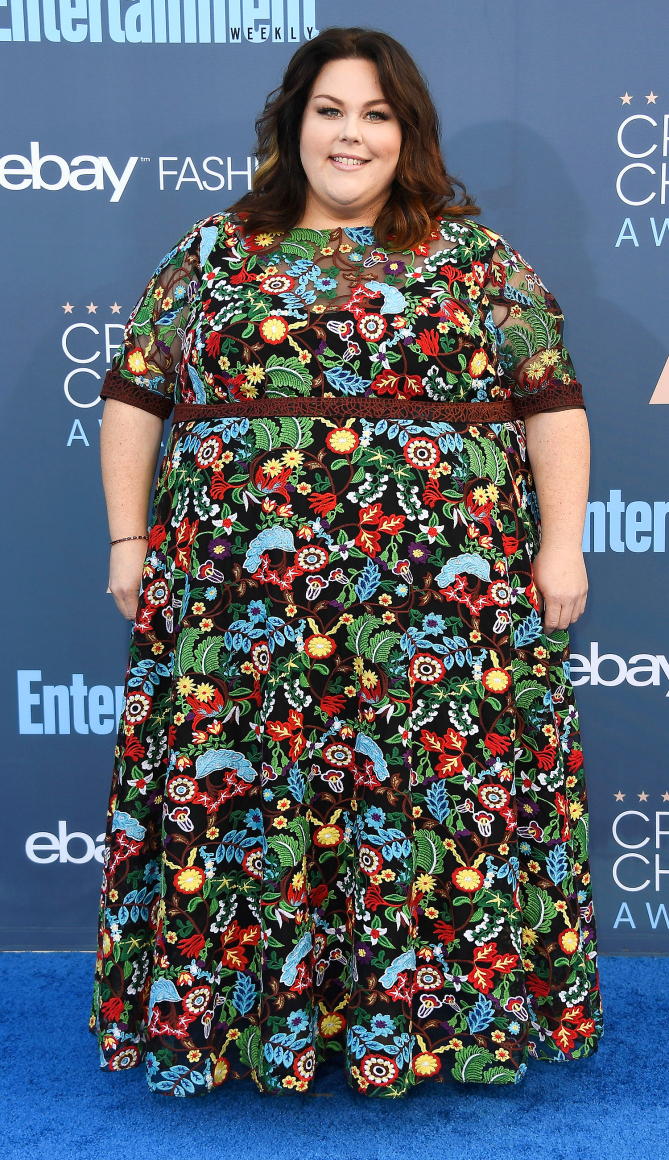 Chrissy Metz floral-chrissy-metz-critics-choice