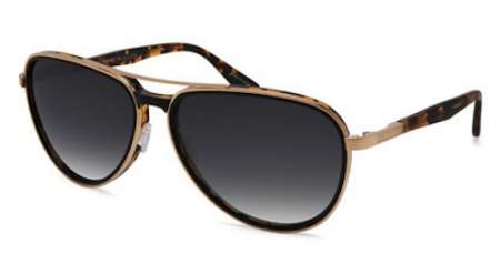 Barton Perreira Gazarri Polarized Aviator Sunglasses Tortoise/Gold Alessandra Ambrosio Fashion Week Street Look shades