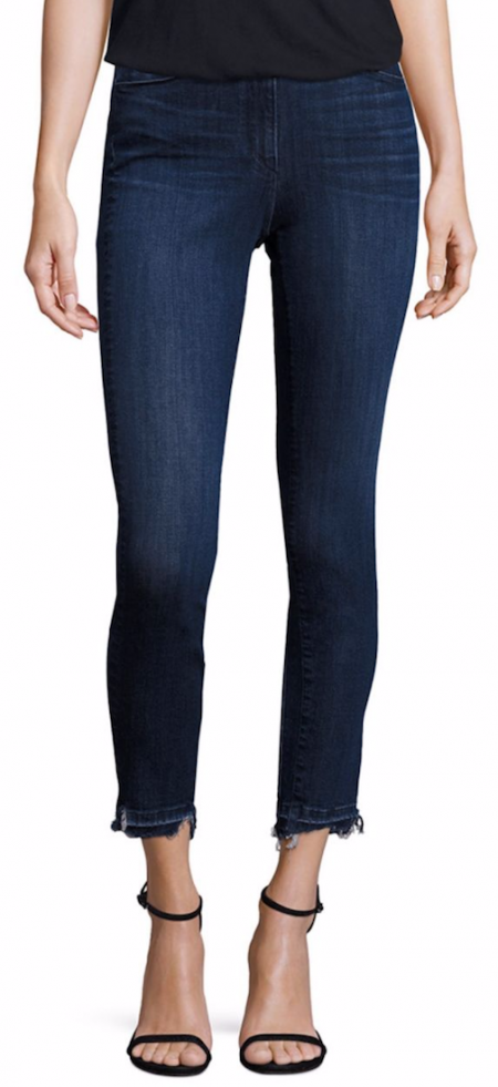 3x1 dark denim jeans W3 Channel Seam Cropped Jeans dark-blue-cropped-denim-jeans