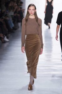 nyfw fall 17 trends cropped sweater lomg skirt