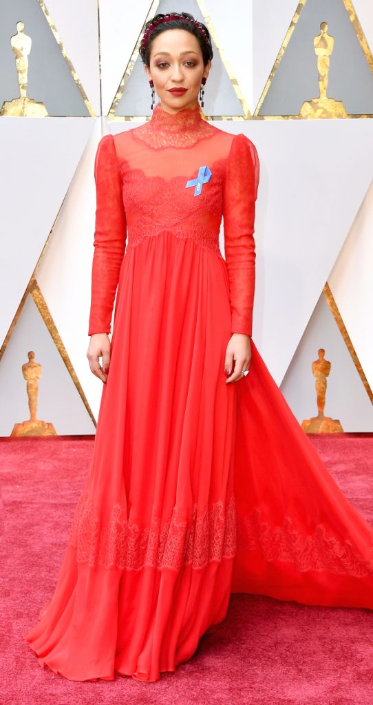 Ruth Negga in Valentino 89th Annual Academy Awards Red Carpet Fashion Ruth Negga in Valentino 89th Annual Academy Awards Red Carpet Fashion