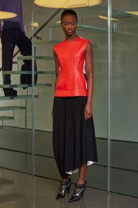 nyfw fall 17 trends asymmetric black midi skirt