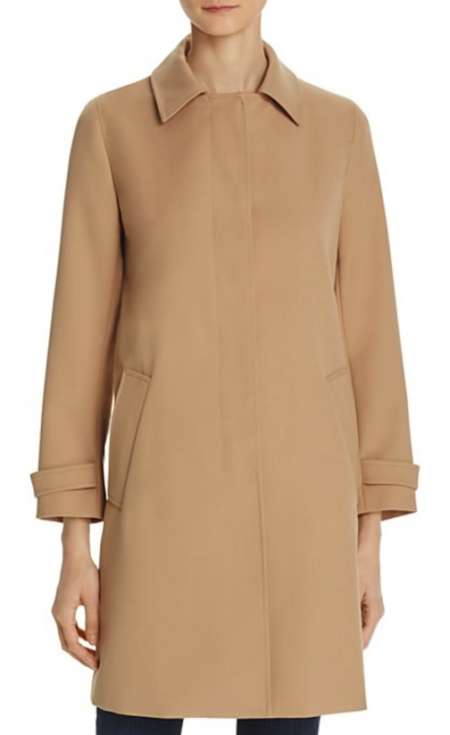 camel coat Karlie Kloss Airport Chic