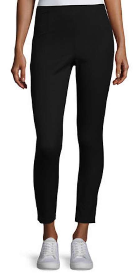 black crop pants Karlie Kloss Airport Chic