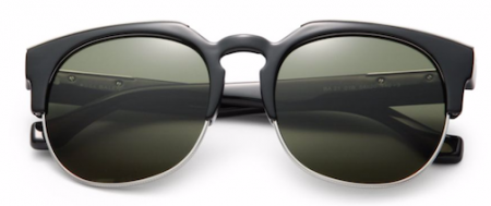 black sunglasses Balenciaga Karlie Kloss Airport Chic