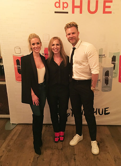 Celebrity Colorist Justin Anderson and Kristin Cavallari in Chicago