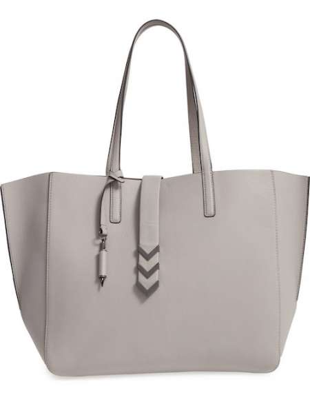 doev grey tote handbag