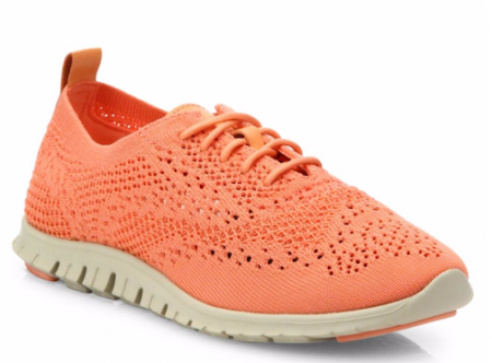 Cole Haan orange Zerø Grand Stitchlite Oxford alessandra ambrosio look for less orange sneaker
