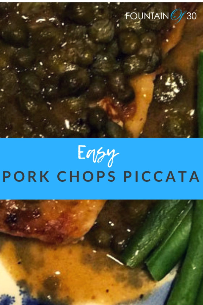 Easy Pork Chops Piccata.Recipe