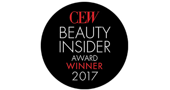 CEW Beauty Insider Awards 2017 Winner