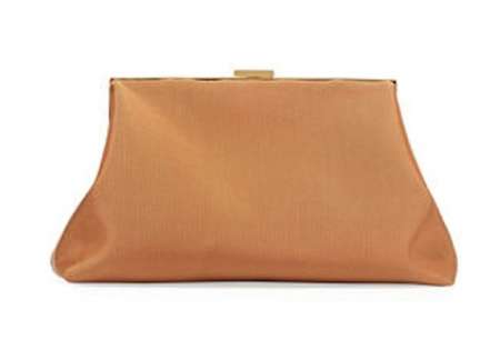 Mansur Gavriel Grosgrain Clutch Bag Jessica Alba in Modern Boho clutch bag