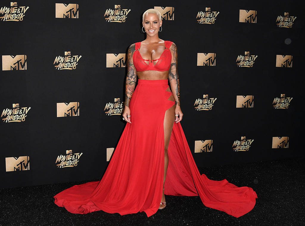 Amber Rose mtv movie tv awards fashion worst dressed 2017 mtv movie tv awards fashion worst dressed