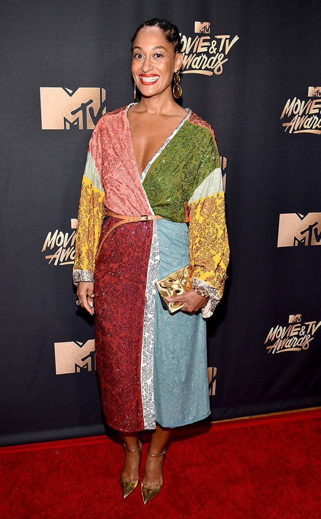 Tracee Ellis Ross wears Rosie Assoulin mtv movie tv awards fashion best dressed