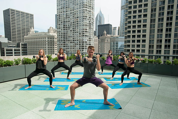 Exhale Rooftop Classes at Hotel Palomar