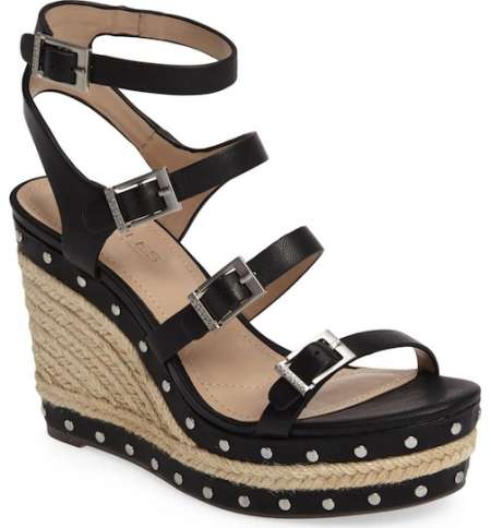 Kate Hudson Celebrity Look for Less wedge sandal