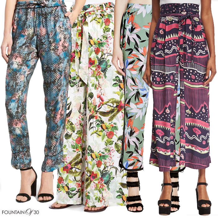 How To Rock Patterned Pants This Summer - fountainof30.com