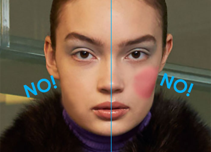 10 beauty mistakes too much blush fountainof30