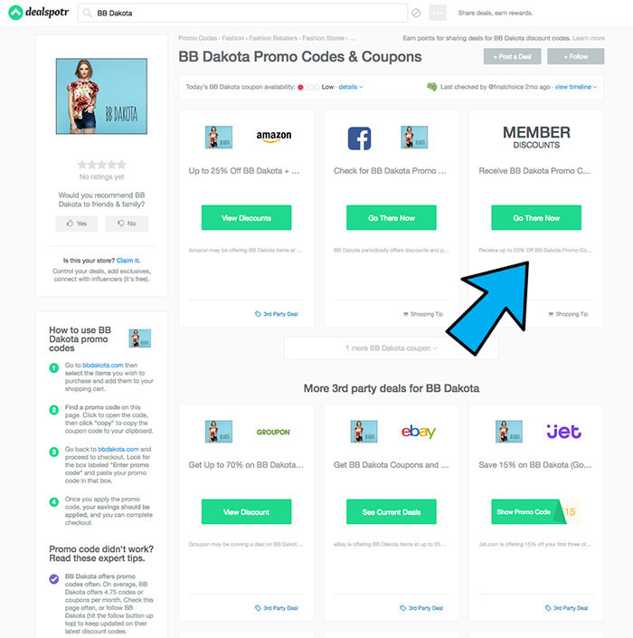 How To Find the Best Promo Code BB Dakota