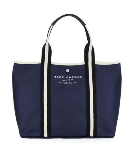 Marc Jacobs navy Canvas Shopper Tote Bag