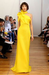NYFW Spring 18 Trends color yellow Angel Sanchez